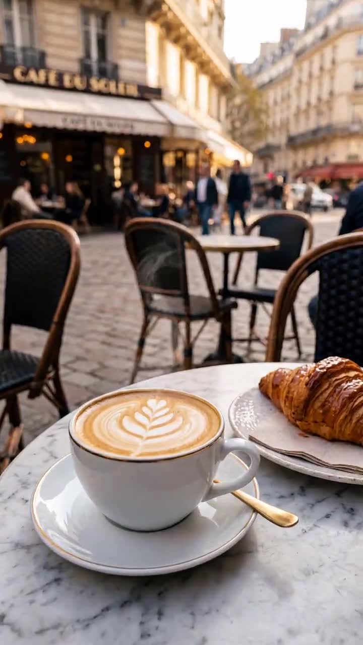 Vidéo de contenu de marque en ambiance urbaine créée par IA